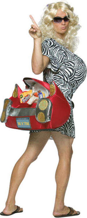 Adult Funny Novelty Junk in the Trunk Fancy Dress Halloween Costume Stag Party
